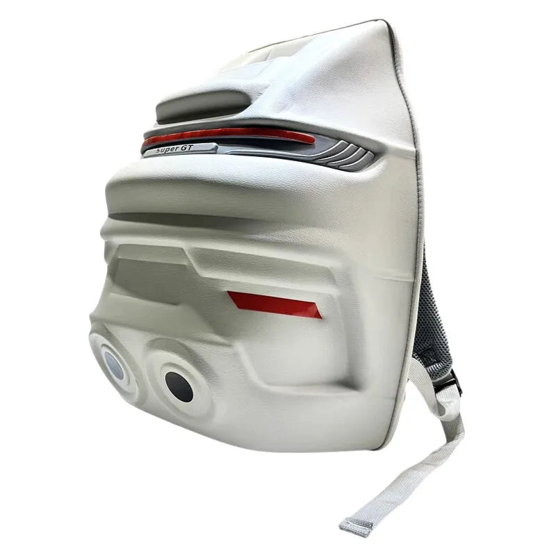 Hard Shell Backpack for Cycling Riding - Large Capacity Sports-Inspired Stylish Mens Rucksack, Waterproof Durable Daypack