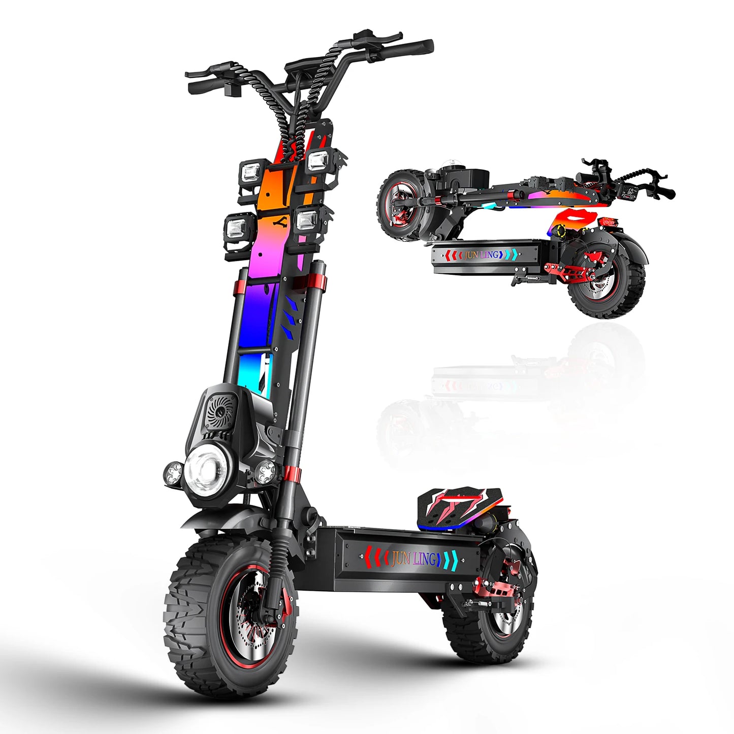 10000W Dual Motor Off Road Electric Scooter for Adults with 55 MPH speed 75 Miles Range