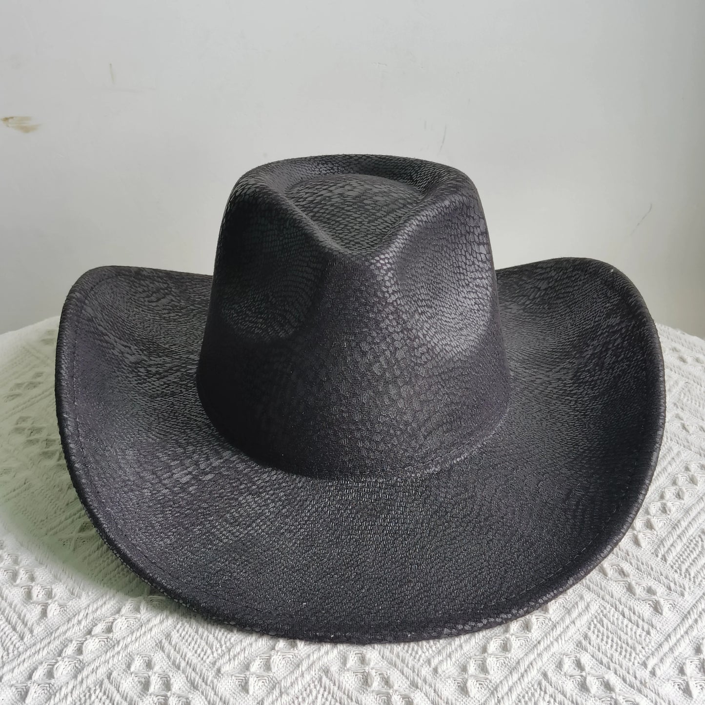 Faux Leather Western Cowboy Hats Men Women retro cowboy hats big brim cowgirl hat knight hat men. Australian