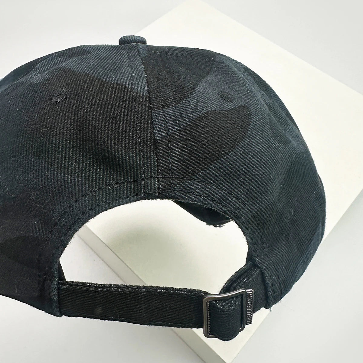 Unisex Broken Style Sanskrit Embroidery Baseball Hats Versatile American Sunshade Camouflage Peaked Caps