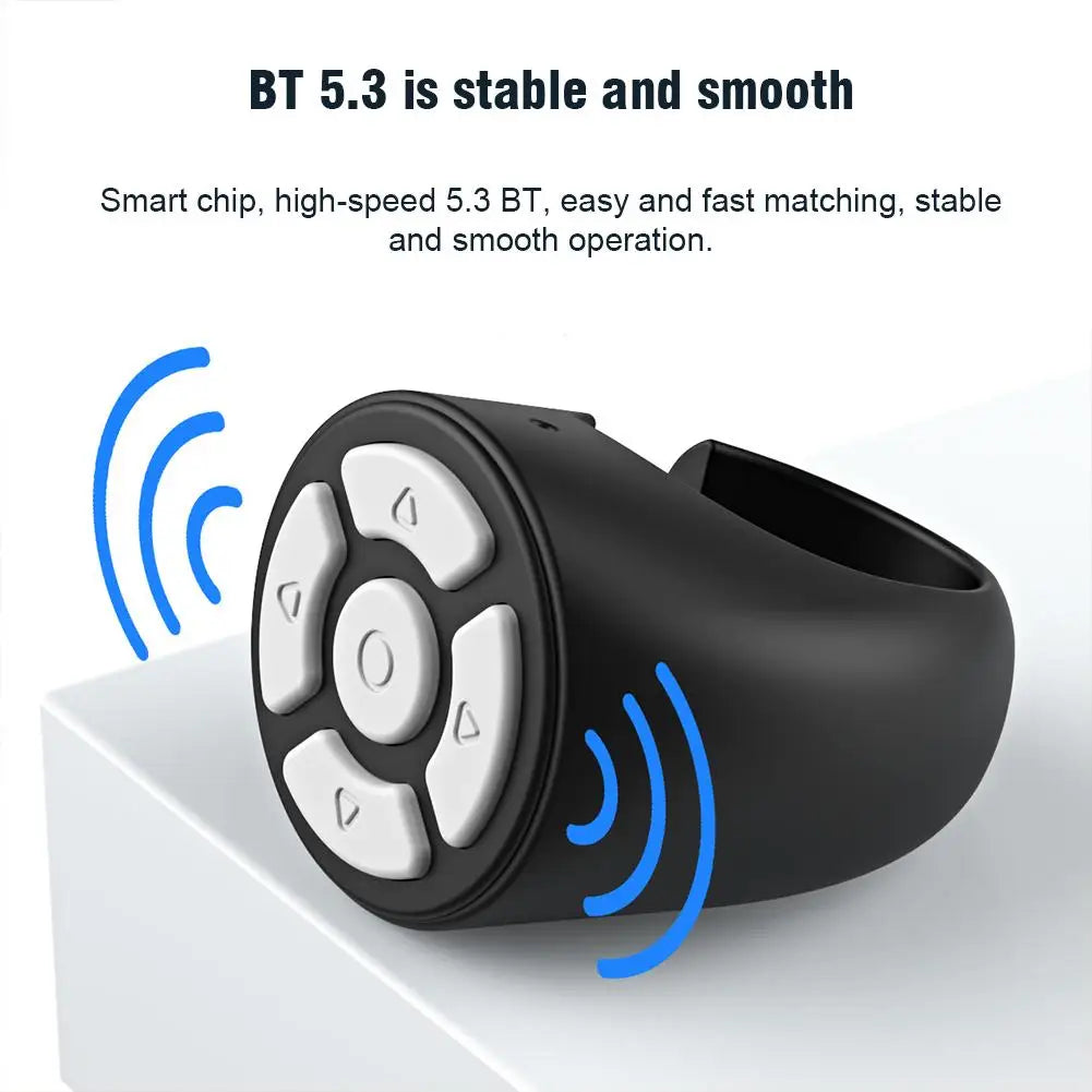 Bluetooth Ring Remote Control Tablet Phone Camera Controller Self Timer Tiktok Kwai Remote Control Page Turning