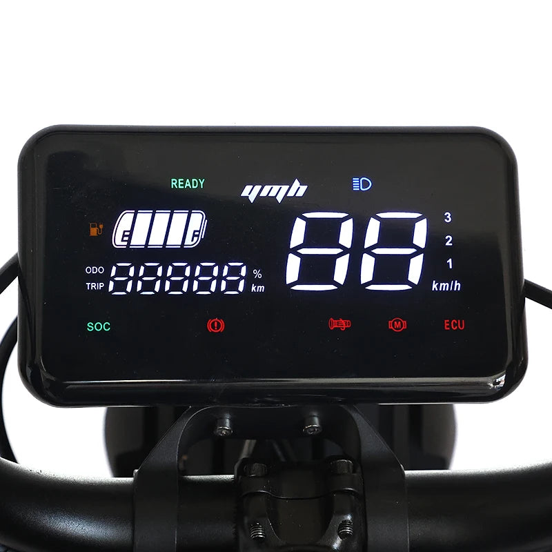 ZPW Black Warrior 1500W Motorbikes 48V 60AH Ebike Adult 20 inch Off-road Fat Tyre Electric Bike 3000w