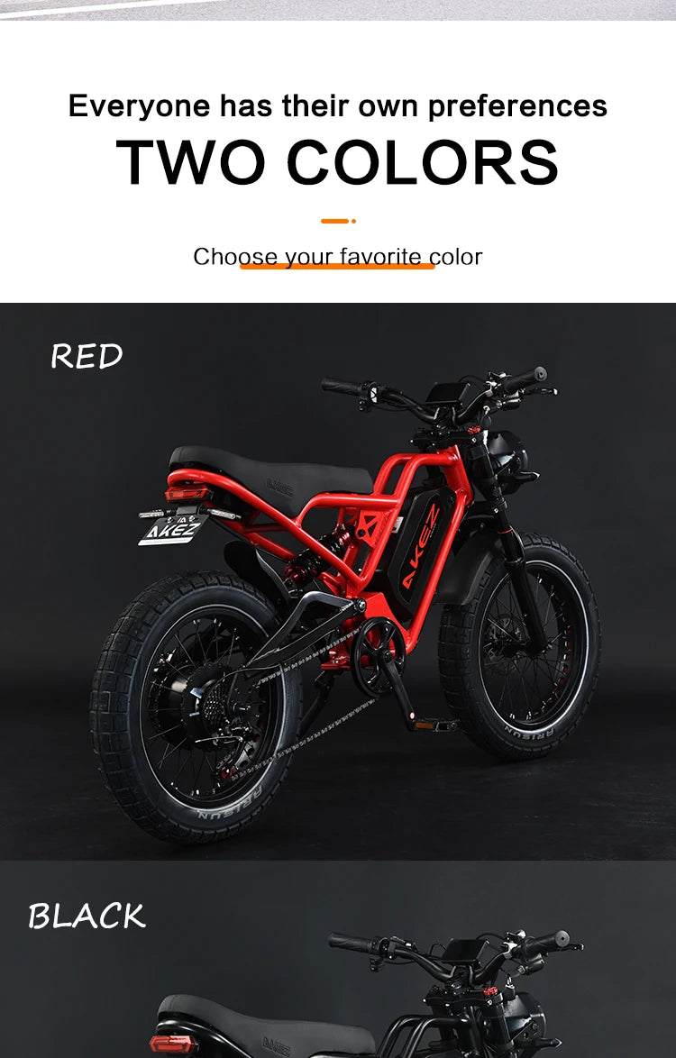 STLF Practical Electric Mountain Fatbike 20-Inch Fat Tire Electric Dirt Electric Bicycle