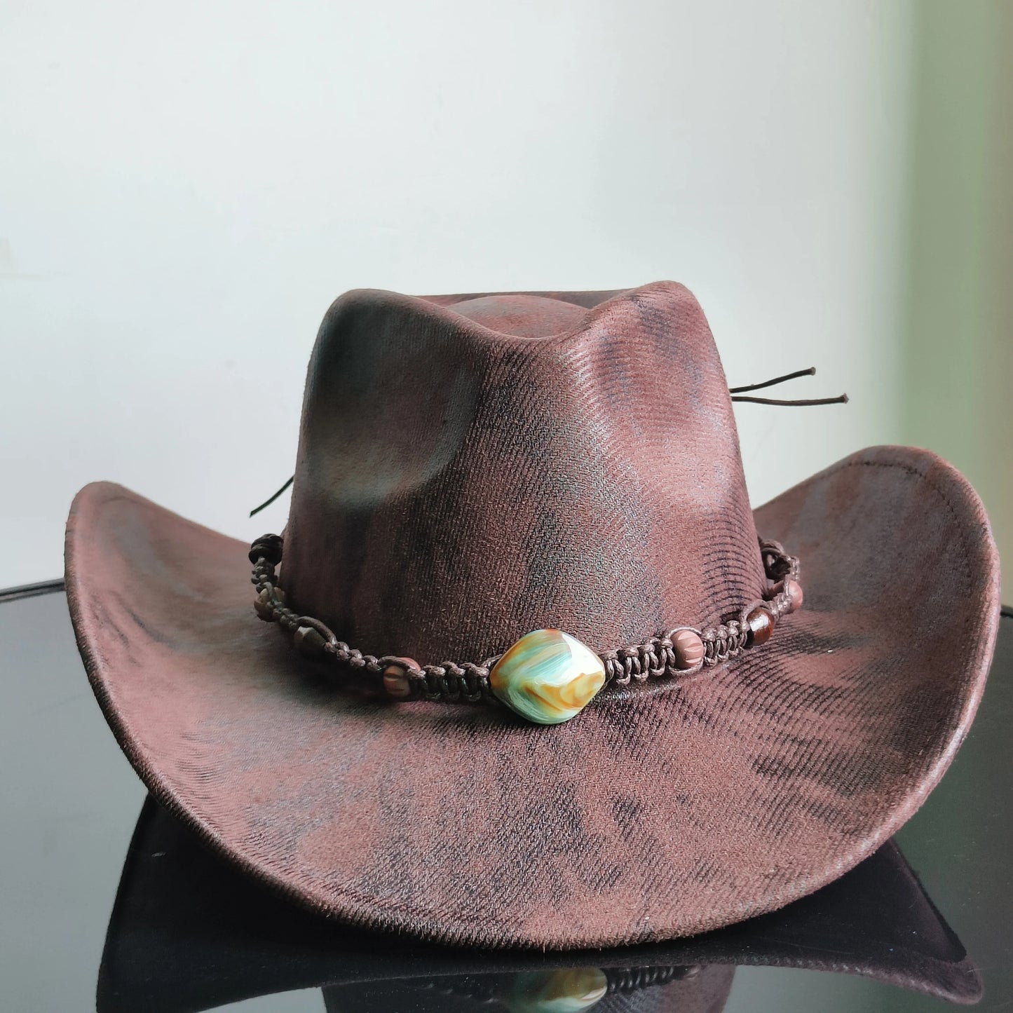 Faux Leather Western Cowboy Hats Men Women retro cowboy hats big brim cowgirl hat knight hat men. Australian