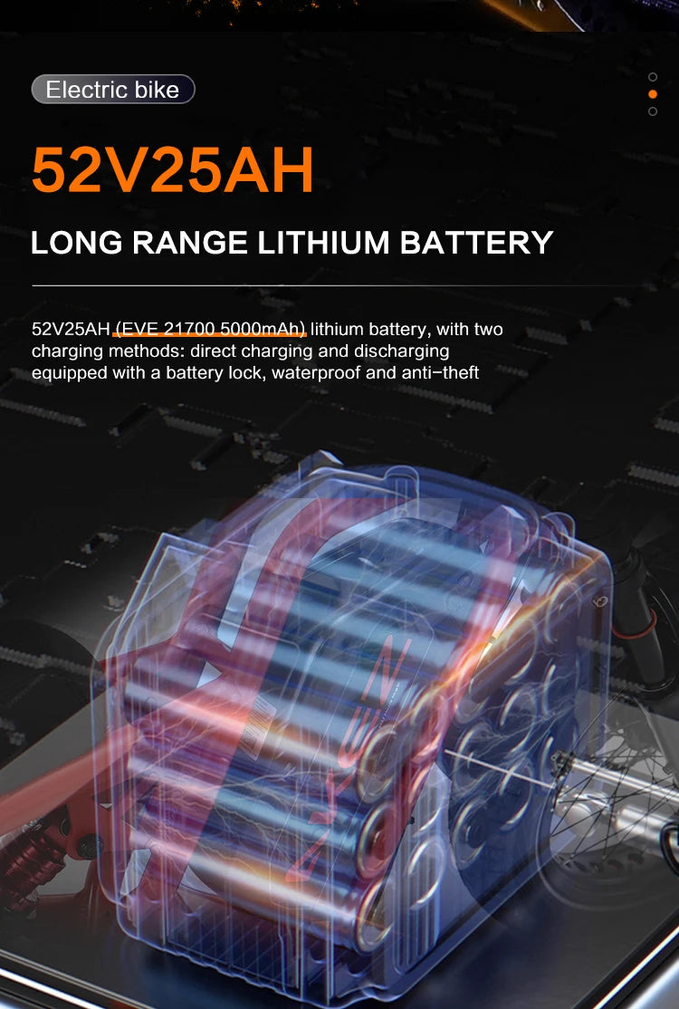 STLF Practical Electric Mountain Fatbike 20-Inch Fat Tire Electric Dirt Electric Bicycle