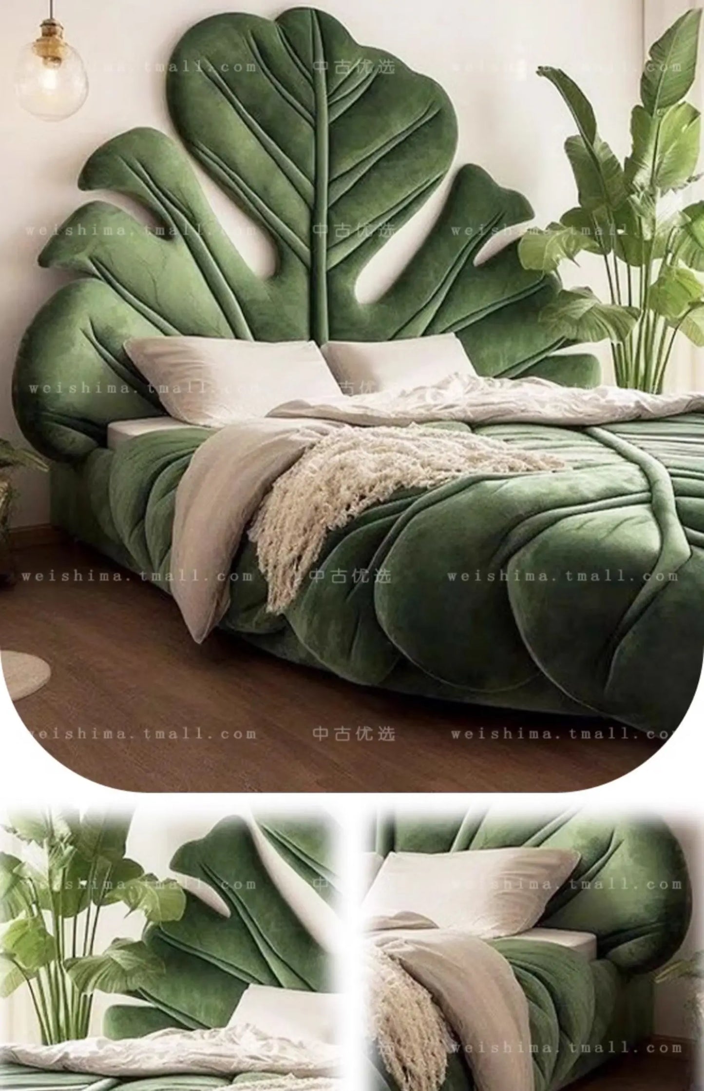 Modern Bed Velvet Luxury Headboard Big Modern Double Beds King Adults Princesse Camas De Dormitorio Furniture