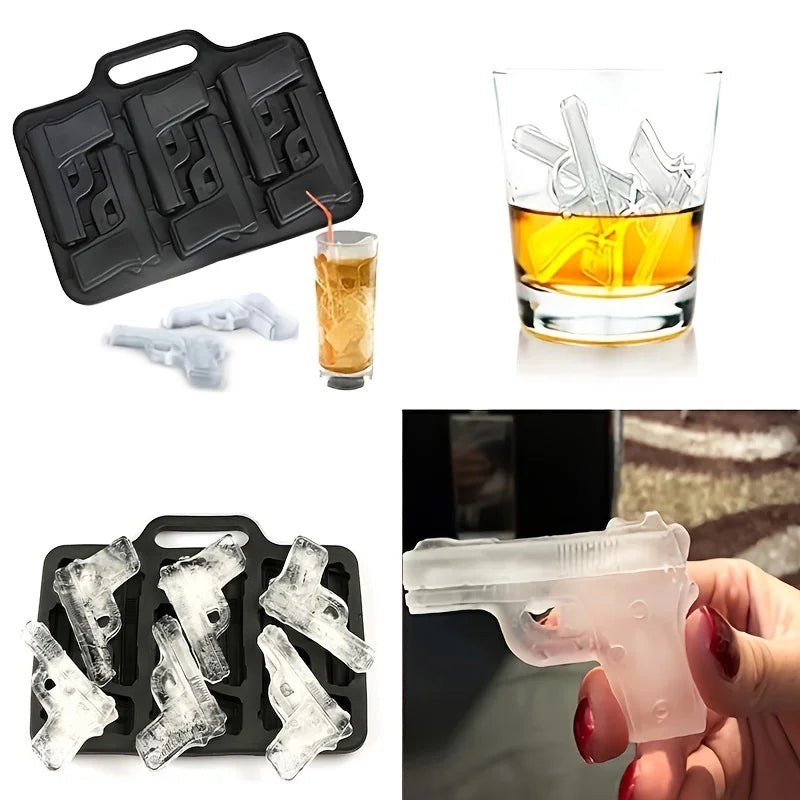 Premium Whiskey & Cocktail Ice Cube Mold - DIY Creative Slow-Melting Easy-Release Shapes for Perfect Drinks & Chilled Beverages