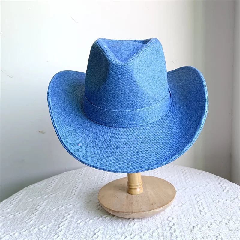 Western ethnic style cowboy hat tassel cowboy series fashion unisex jazz with heart shape decoration western cowboy hat