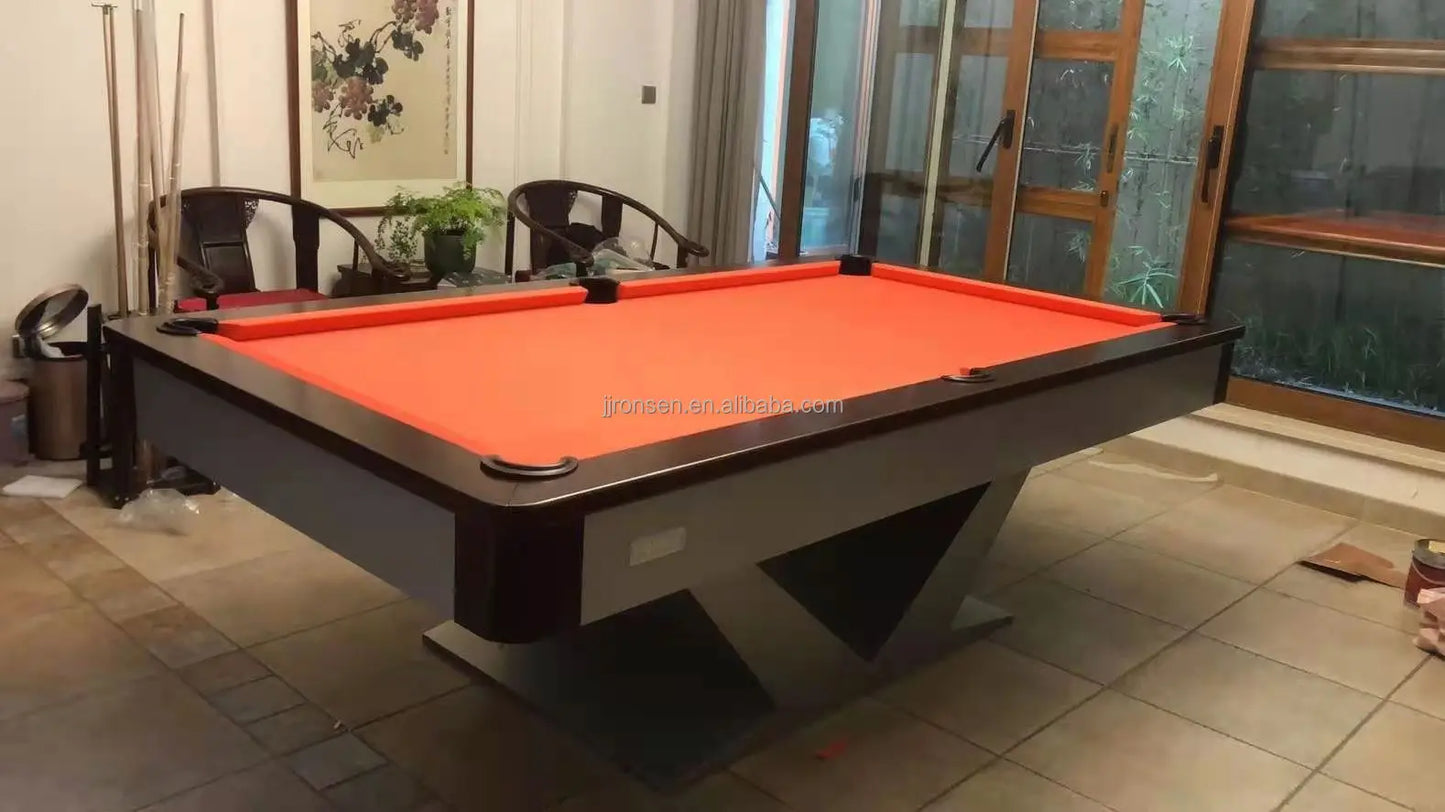 Superior quality luxury design 9ft 8ft 7ft size pool table billiards with free accessories kit and quality felt