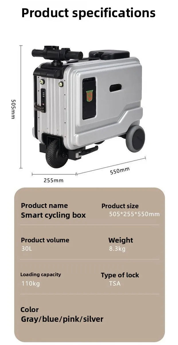 Multi-functional 20-Inch smart electric suitcase