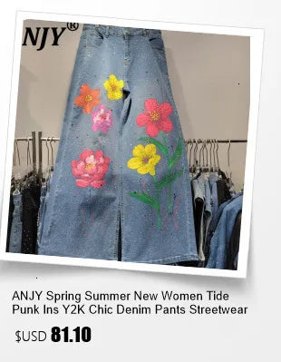 Women Trend Denim PU Leather Short Skirt Fashion Modern