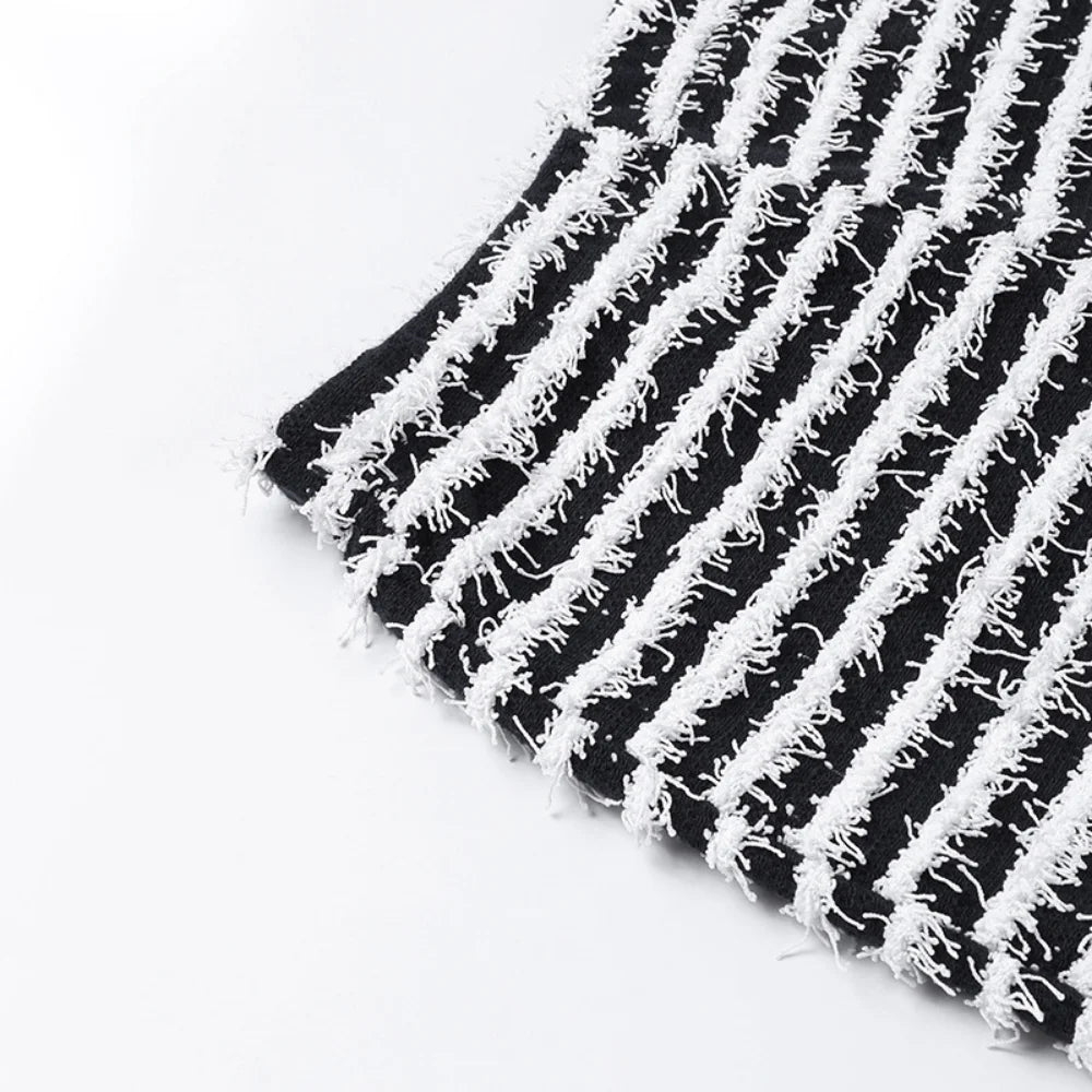 Color Block Stripes Pants Women High Waist Loose Sweatpants Women's Bodycon All-match Summer Trouseres