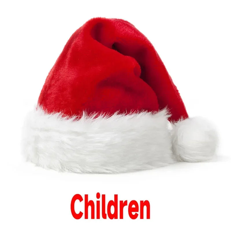 Fashion Santa Claus Party Christmas Luminous Cowboy Hat Western Red Felt Hats Wide Brim Cowgirl Hat Jazz Hat for Women Men