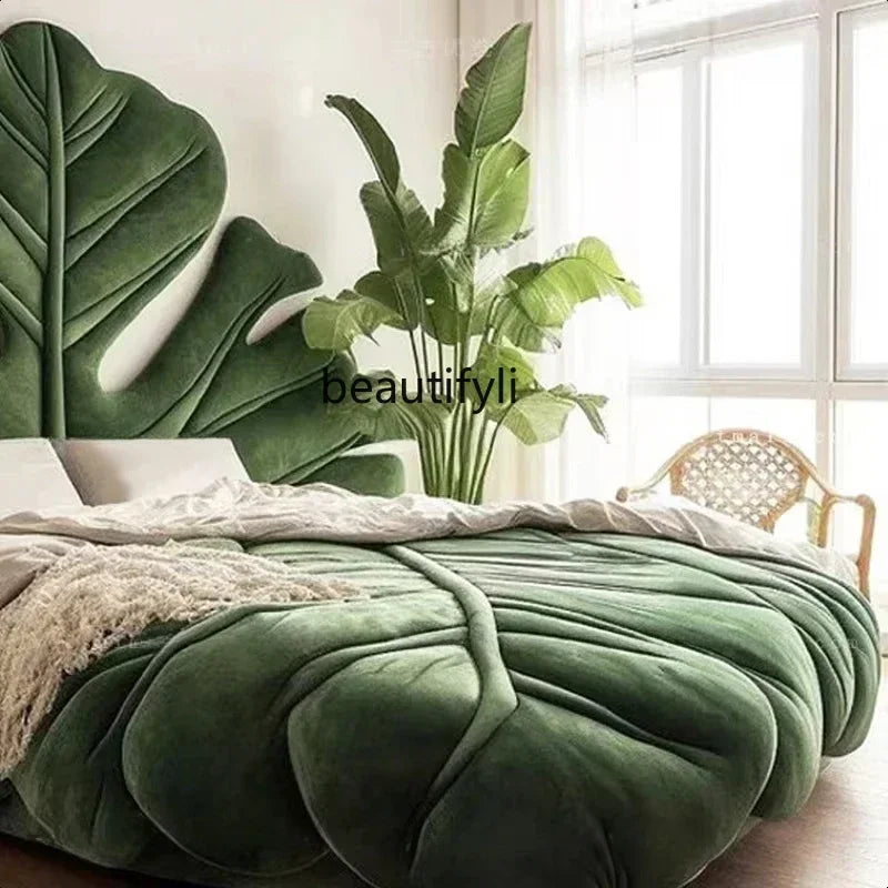 Modern Bed Velvet Luxury Headboard Big Modern Double Beds King Adults Princesse Camas De Dormitorio Furniture