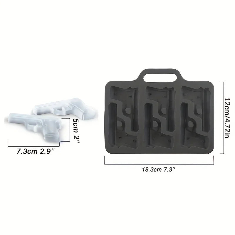 Premium Whiskey & Cocktail Ice Cube Mold - DIY Creative Slow-Melting Easy-Release Shapes for Perfect Drinks & Chilled Beverages