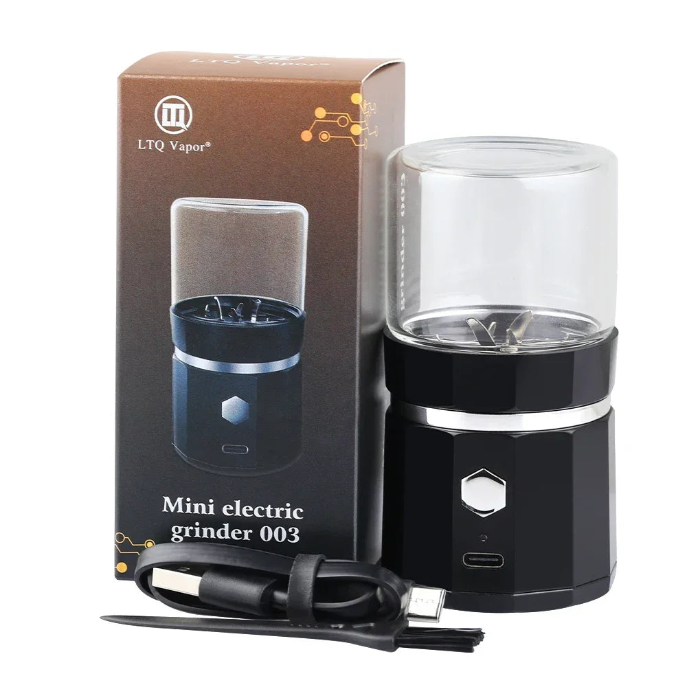 Portable Electric Herb Grinder USB Rechargeable Anti Touch Tobacco Crusher Grinders for Smoking Pipe Grass Smoke Accessories