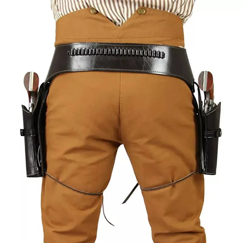 Old Wild West Western Revolver Holster Cowboy Gunslinger Accessory Gun Belt Pistol Holder Bag Cover