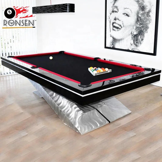 Superior quality luxury design 9ft 8ft 7ft size pool table billiards with free accessories kit and quality felt