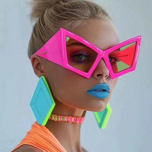 Oversized Cat Eye Sunglasses for Women. Hip Hop Dance Party Favors