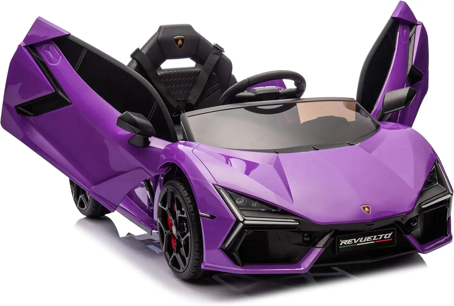 Ride On Car for Kids Licensed Lamborghini Revuelto Electric Vehicle 12V Battery Powered Sports Car Toy with Music/Remote Control