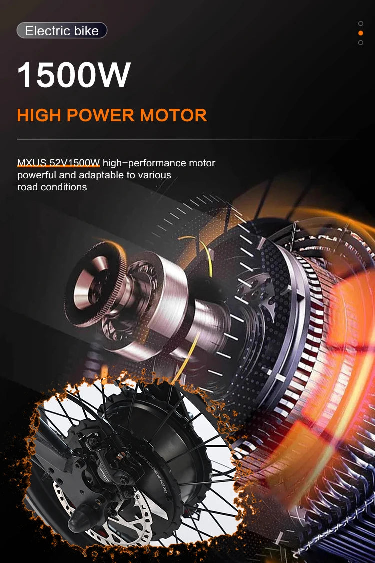 STLF Practical Electric Mountain Fatbike 20-Inch Fat Tire Electric Dirt Electric Bicycle