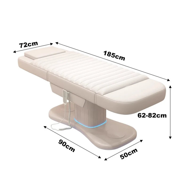 Luxury Electric Massage Bed Ergonomic Comfortable Modern Upholstered Design Massage Électrique Salon Furniture