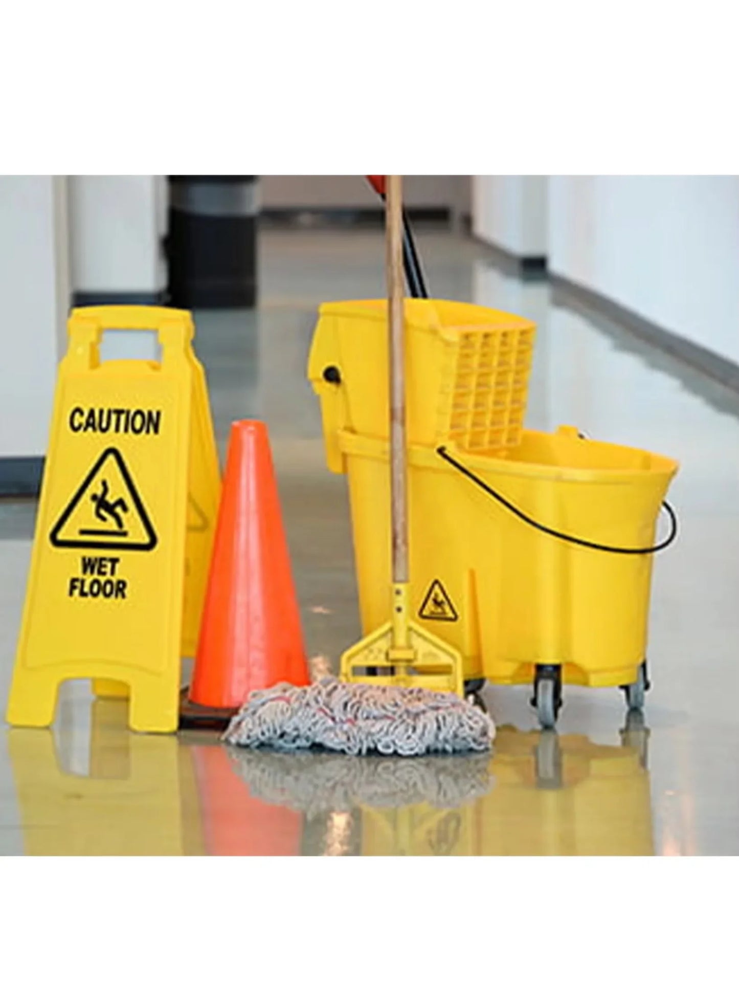 20L Hand Pressure Mop Bucket for Household And Commercial Use - Durable Cleaning Tool for Floor Care