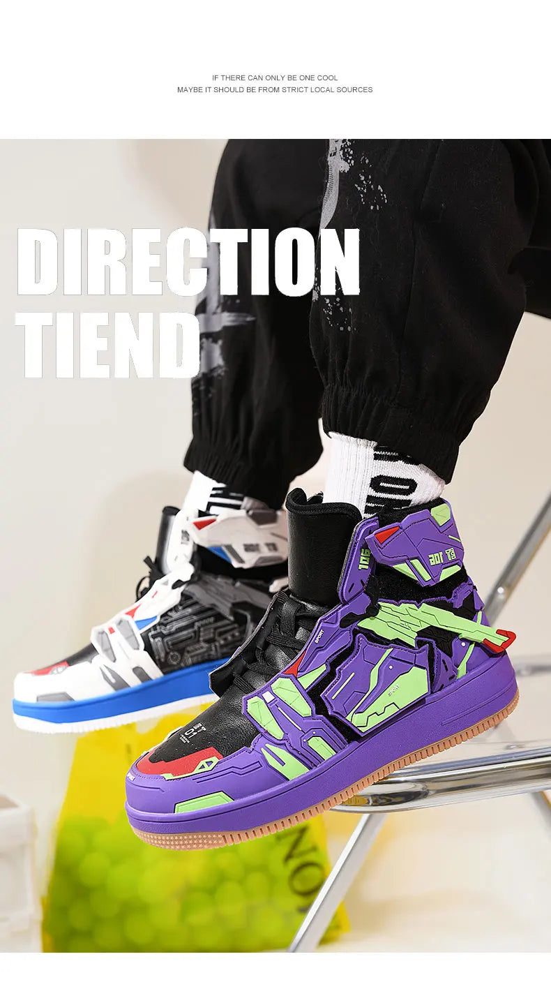 Old Skoolz Men Women's  Anime Sneakers Winter Fashion Male Casual Tennis Woman Trainers Race Shoes Boots Plus Size 36~46