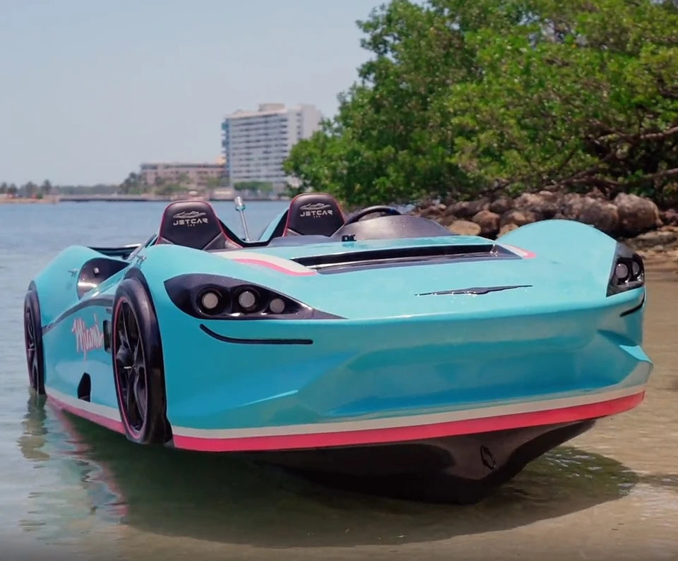 Water supercar driving jet car boat high speed sports speedboat pleasure boat
