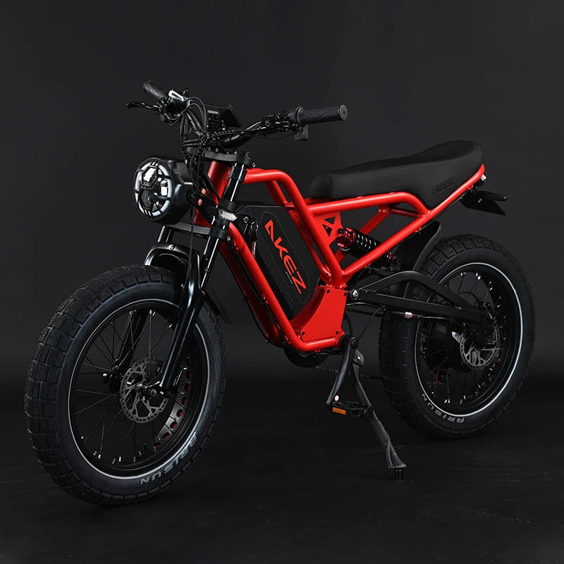 STLF Practical Electric Mountain Fatbike 20-Inch Fat Tire Electric Dirt Electric Bicycle