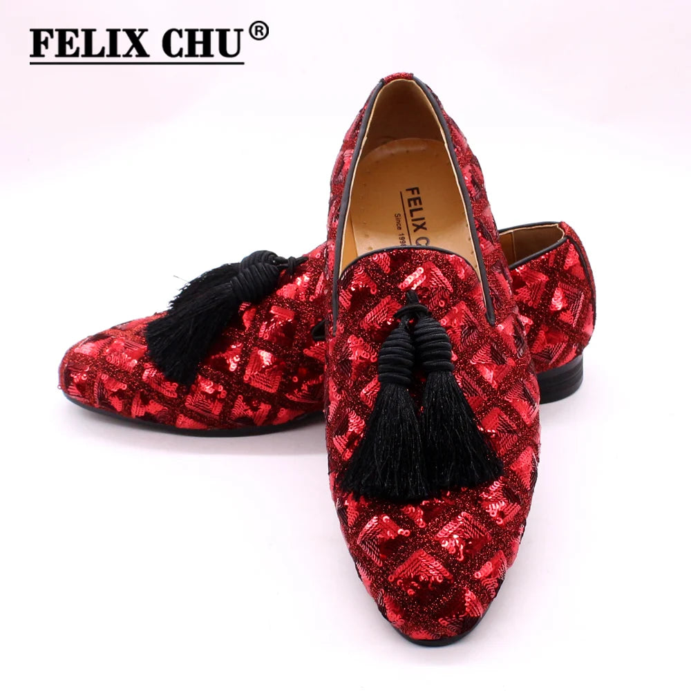 Fashion Designer Spring Summer Mens Tassel Loafers
