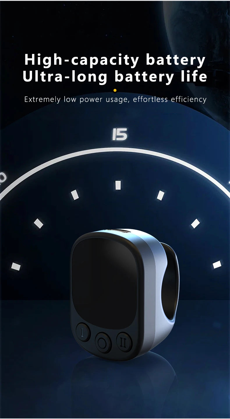 Tiktok Scrolling Ring Remote Control Touchpad Camera Shutter Mouse Ring for Short Video Control Compatible with iPhone iPad