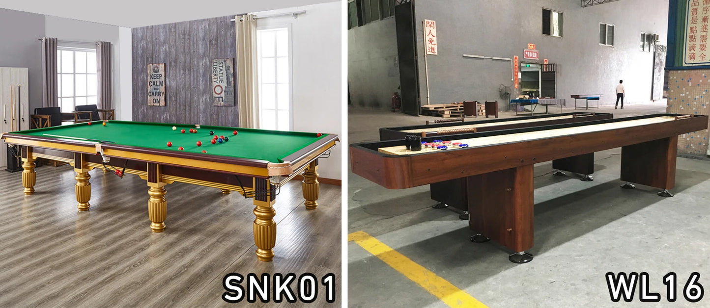 Superior quality luxury design 9ft 8ft 7ft size pool table billiards with free accessories kit and quality felt