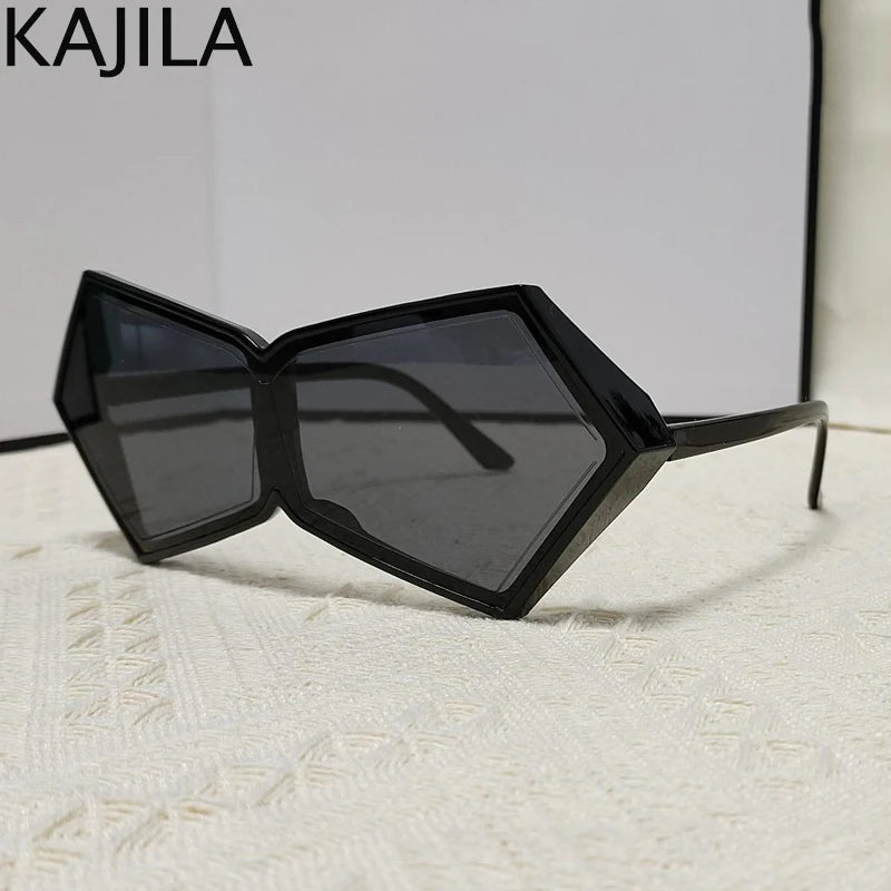 Women 2026 Luxury Brand Big Frame Shield Sun Glasses For Ladies Wrap Eyewear