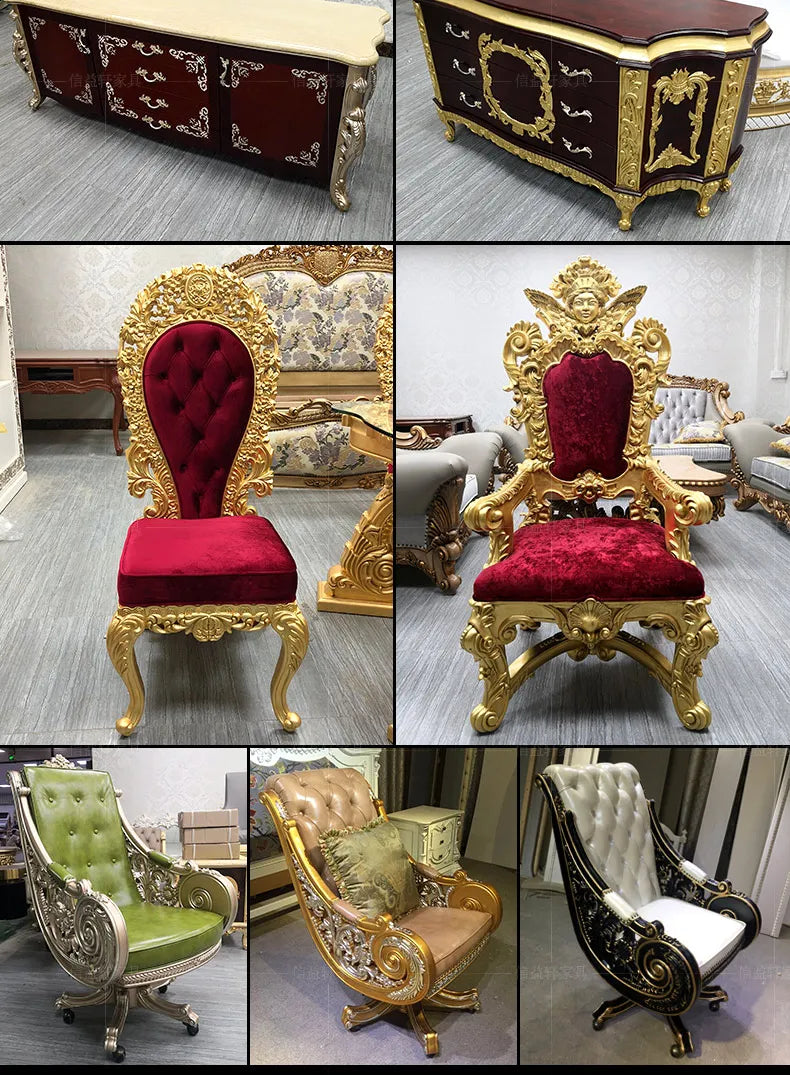 European Luxury Round Bed Design Aesthetics Romantic Comfortable Bed Castle King Size Muebles elegant