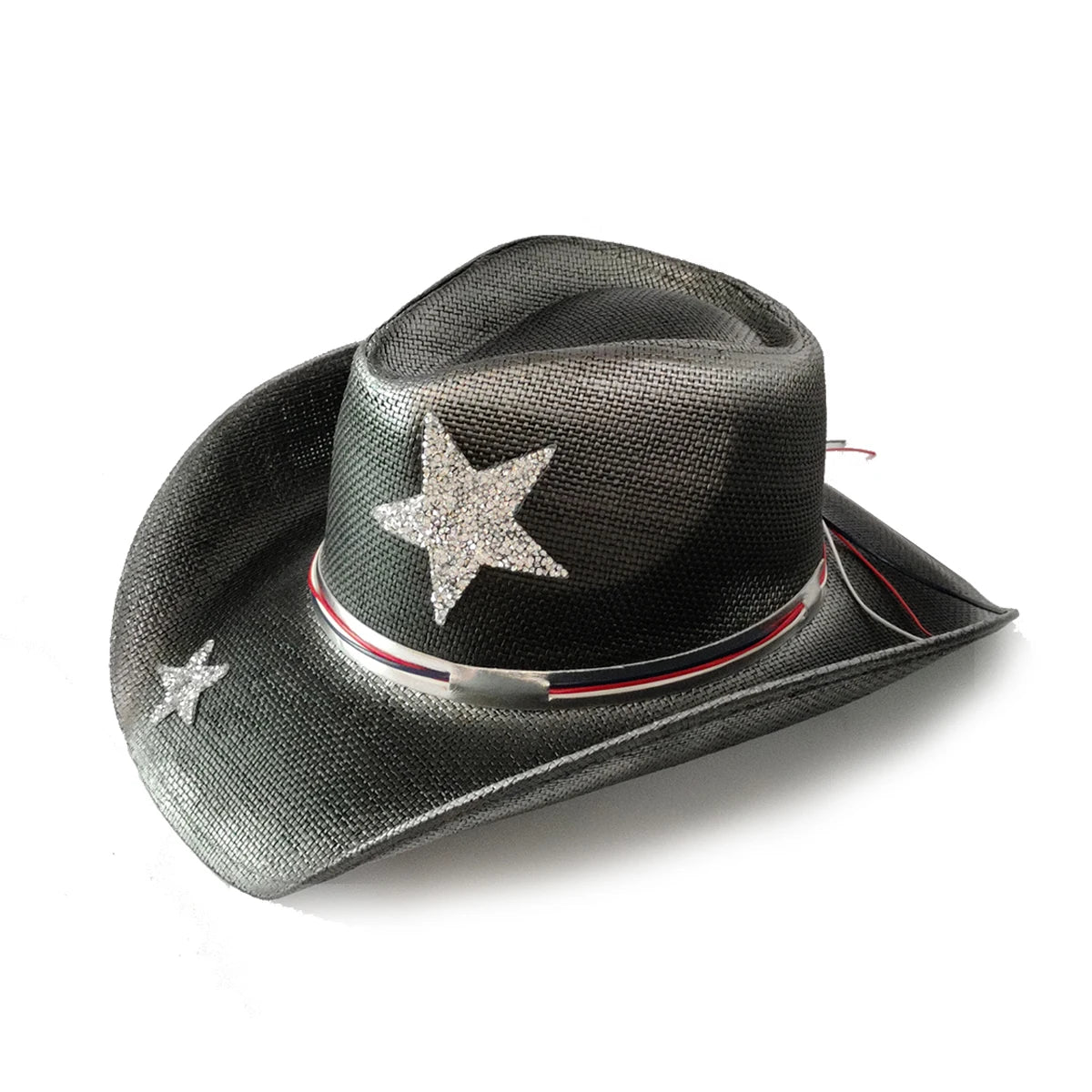 2025 Pentagram Retro Straw Hat for Women Men Curled Edge Vintage Western Cowboy Hat Summer Beach Sun Hat Sombrero Hombre