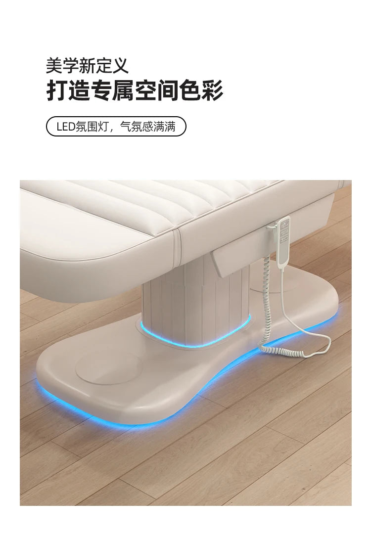 Luxury Electric Massage Bed Ergonomic Comfortable Modern Upholstered Design Massage Électrique Salon Furniture