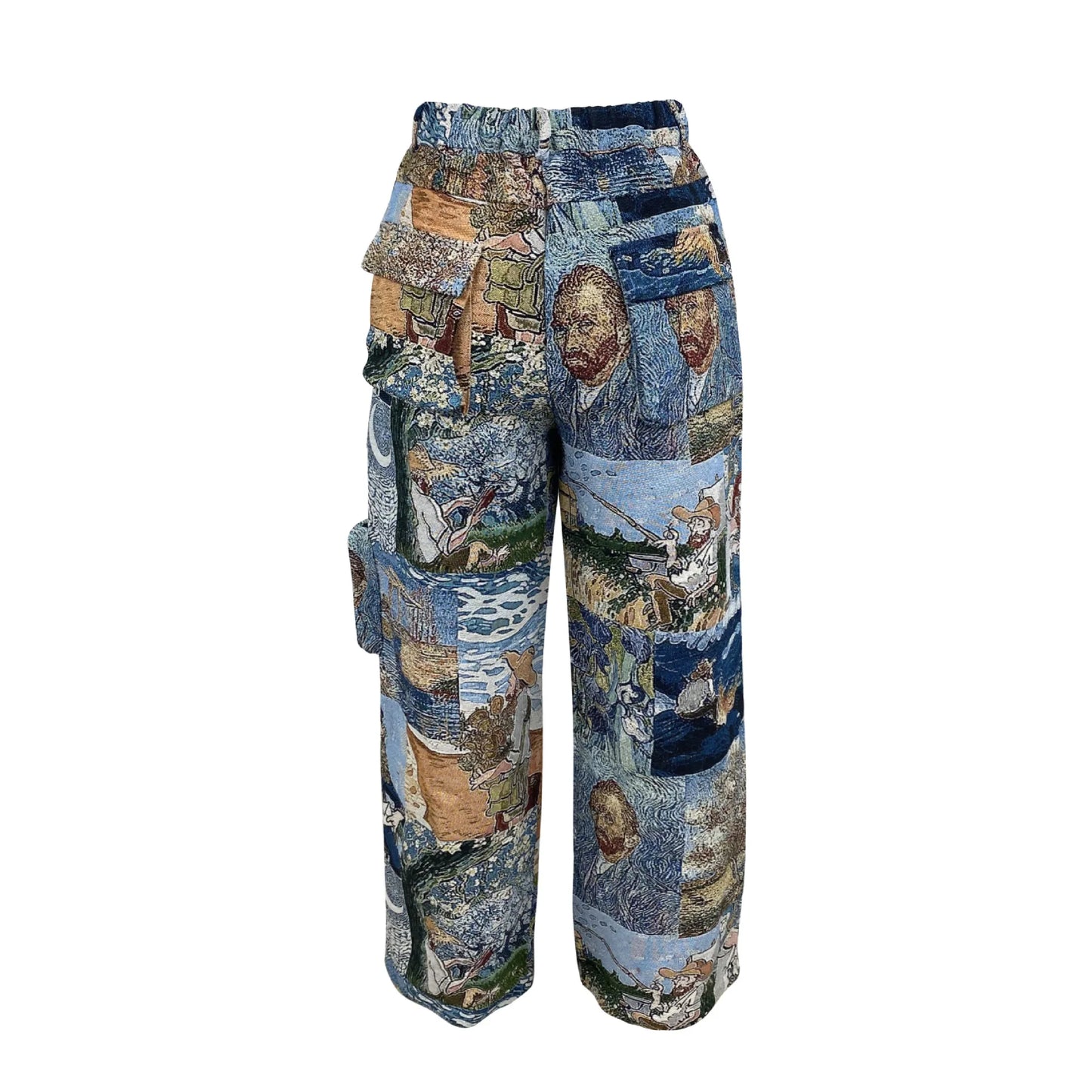 YAYA Vintage Wide Leg Jogger Pants Streetwear Cargo Active HipHop Sweatpants