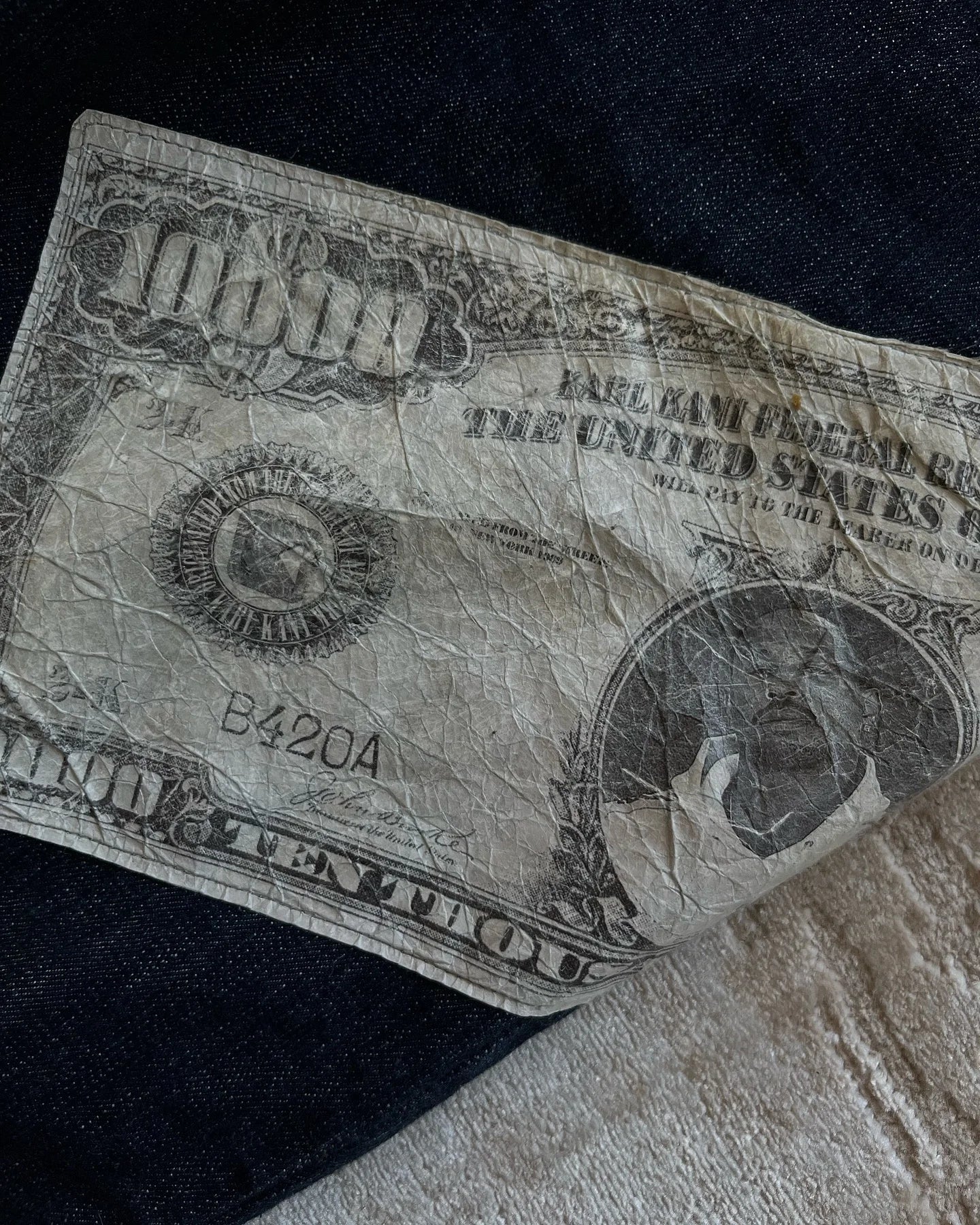 Money patches Streetwear High Waist Wide Trouser Black jean Streetwear Men Hip Hop Women Embroider Y2k Baggy Jeans