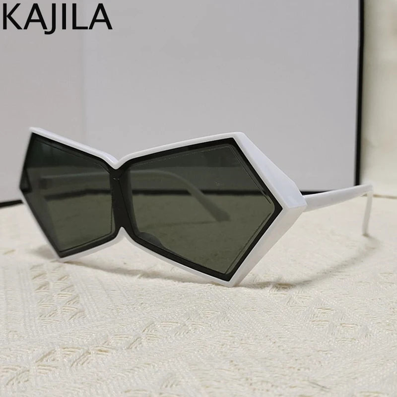 Women 2026 Luxury Brand Big Frame Shield Sun Glasses For Ladies Wrap Eyewear