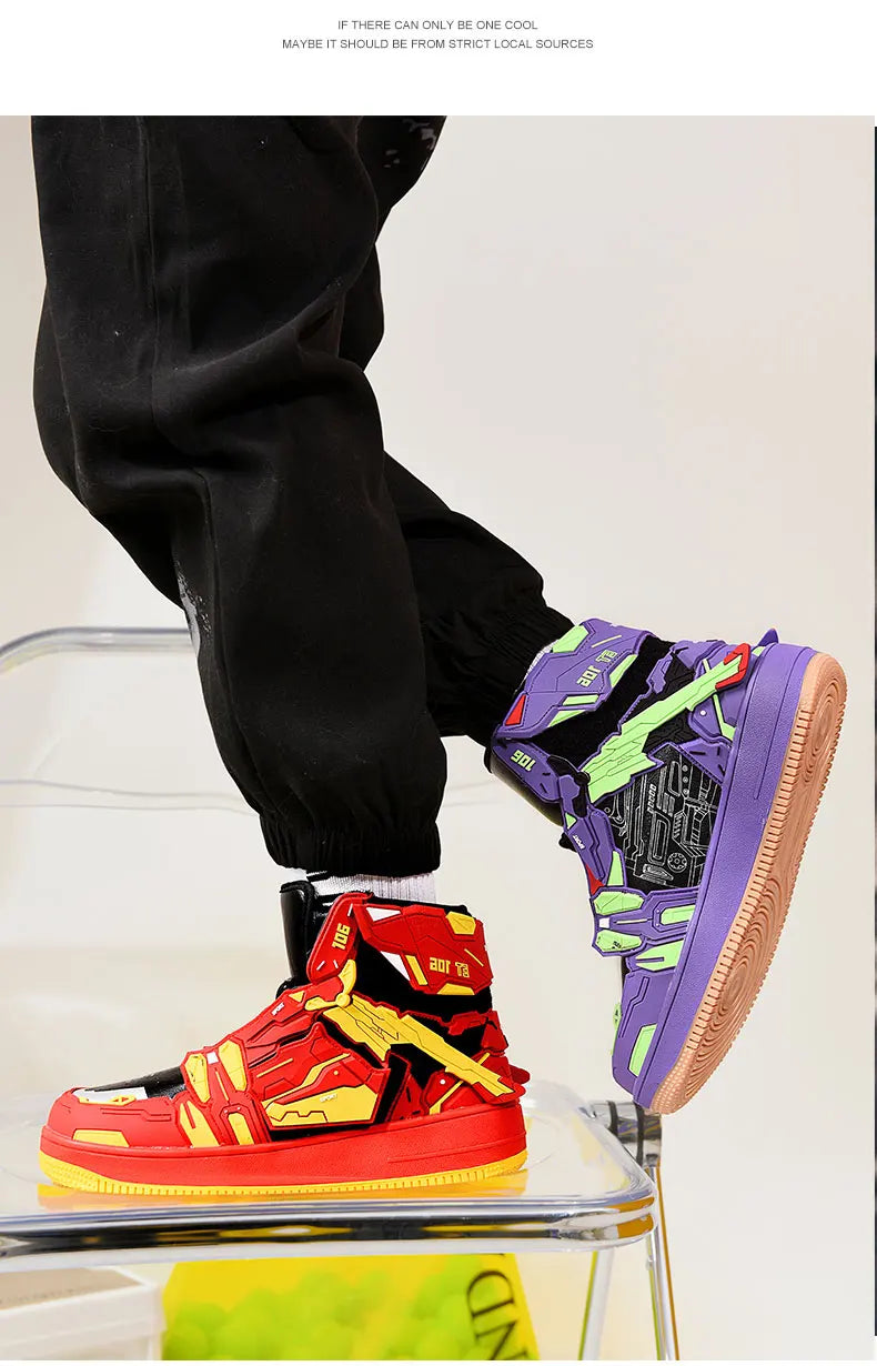 Old Skoolz Men Women's  Anime Sneakers Winter Fashion Male Casual Tennis Woman Trainers Race Shoes Boots Plus Size 36~46