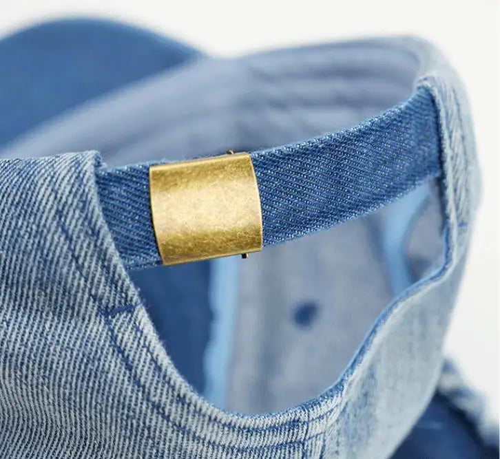 2026 Stereoscopic Jean ears Cowboy Baseball Hat Wash Graffiti Hip Hop Cap Women/ Men