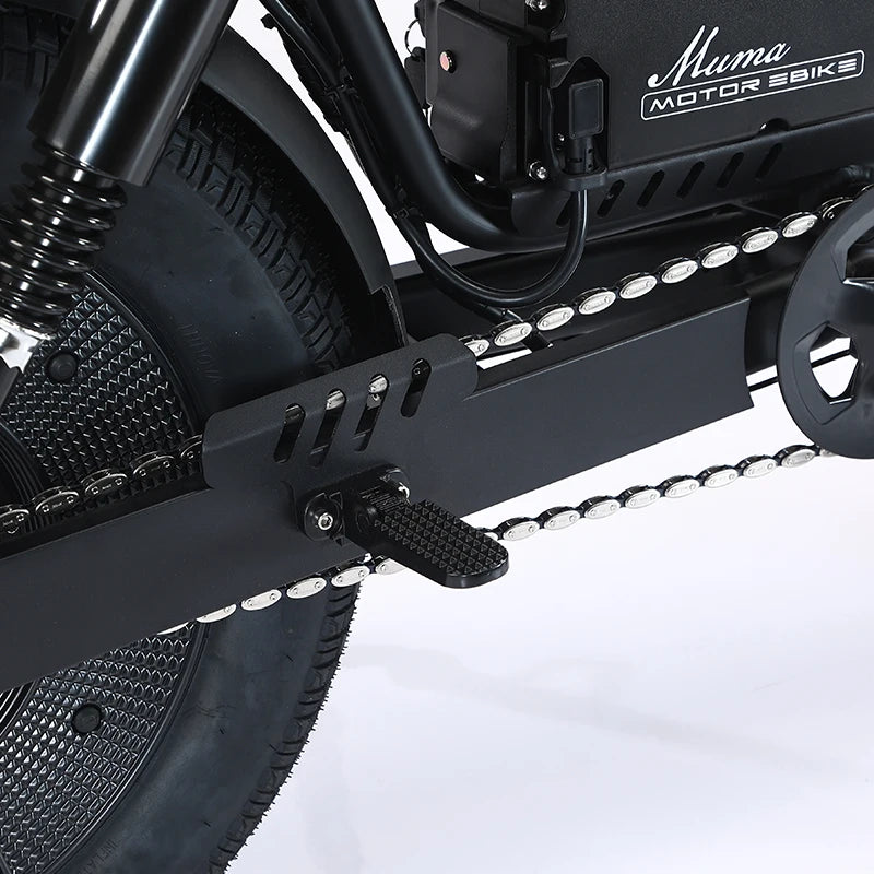 ZPW Black Warrior 1500W Motorbikes 48V 60AH Ebike Adult 20 inch Off-road Fat Tyre Electric Bike 3000w