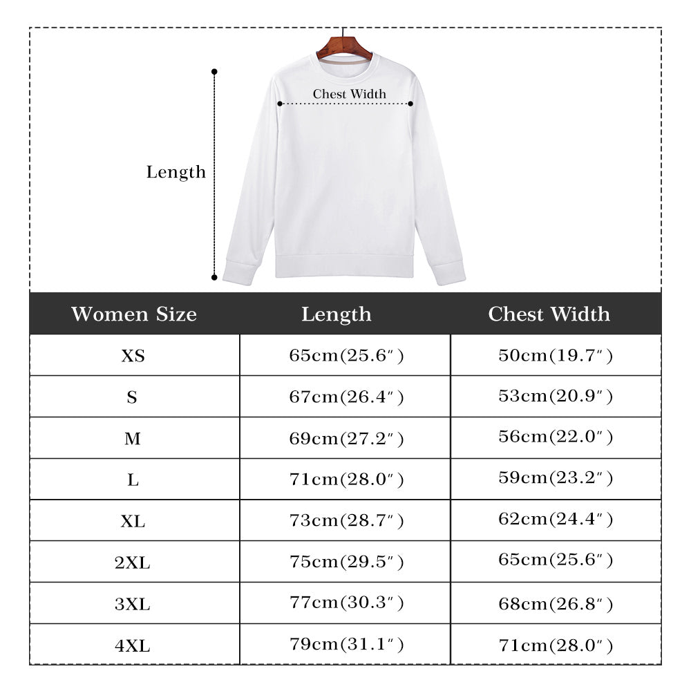 Womens Hoop Lord Neck Streetwear Sweatshirt