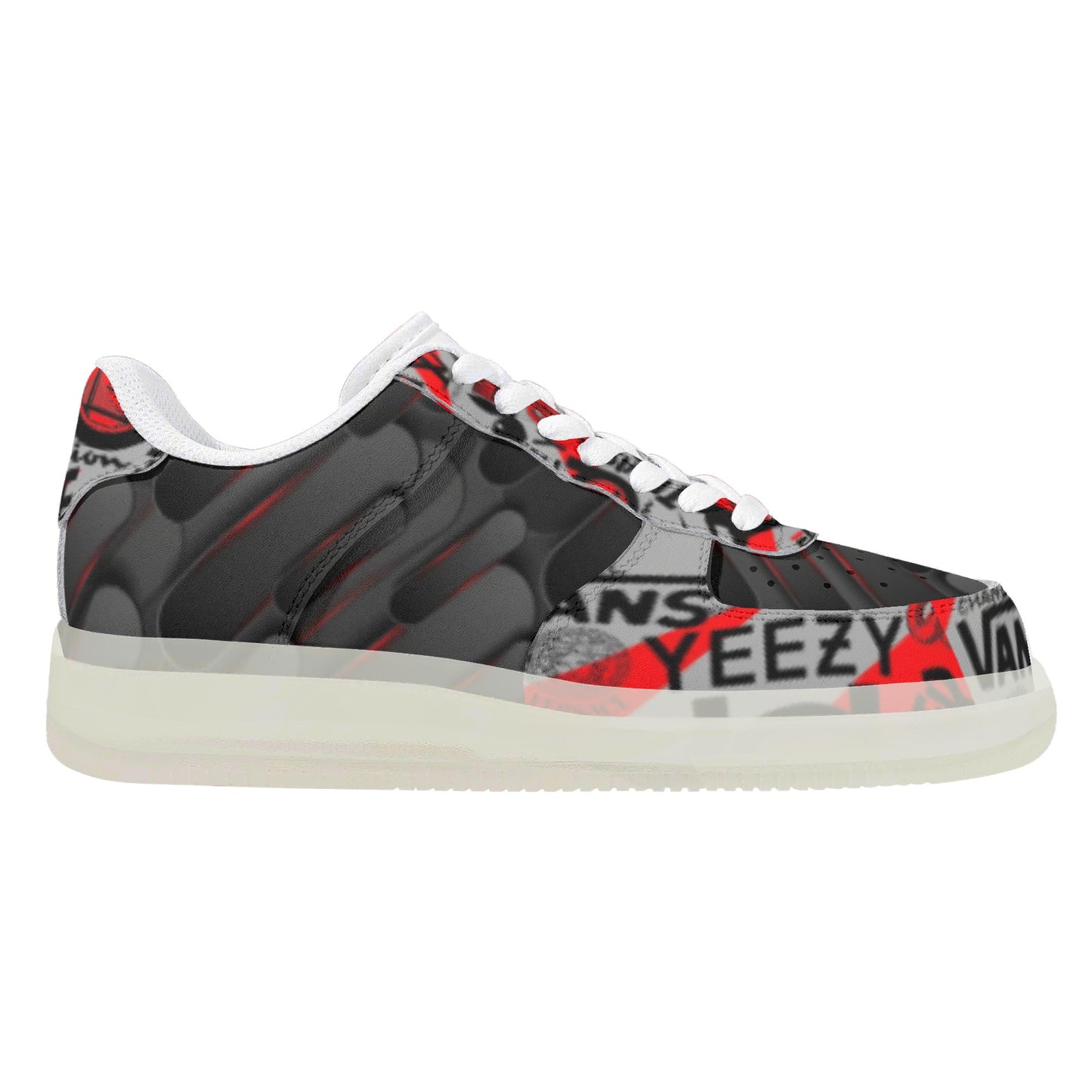 Men's REMIX Brand Low Top Air Force Leather Shoes