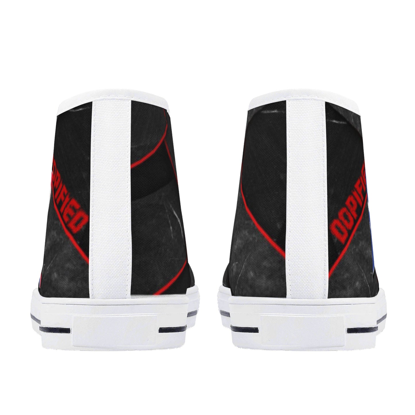 Mens "DOPiFiED NBAs High Top Canvas Shoes
