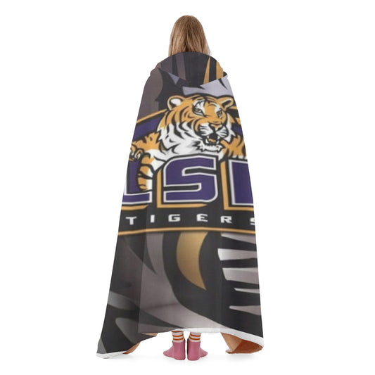 LSU Hooded Blanket