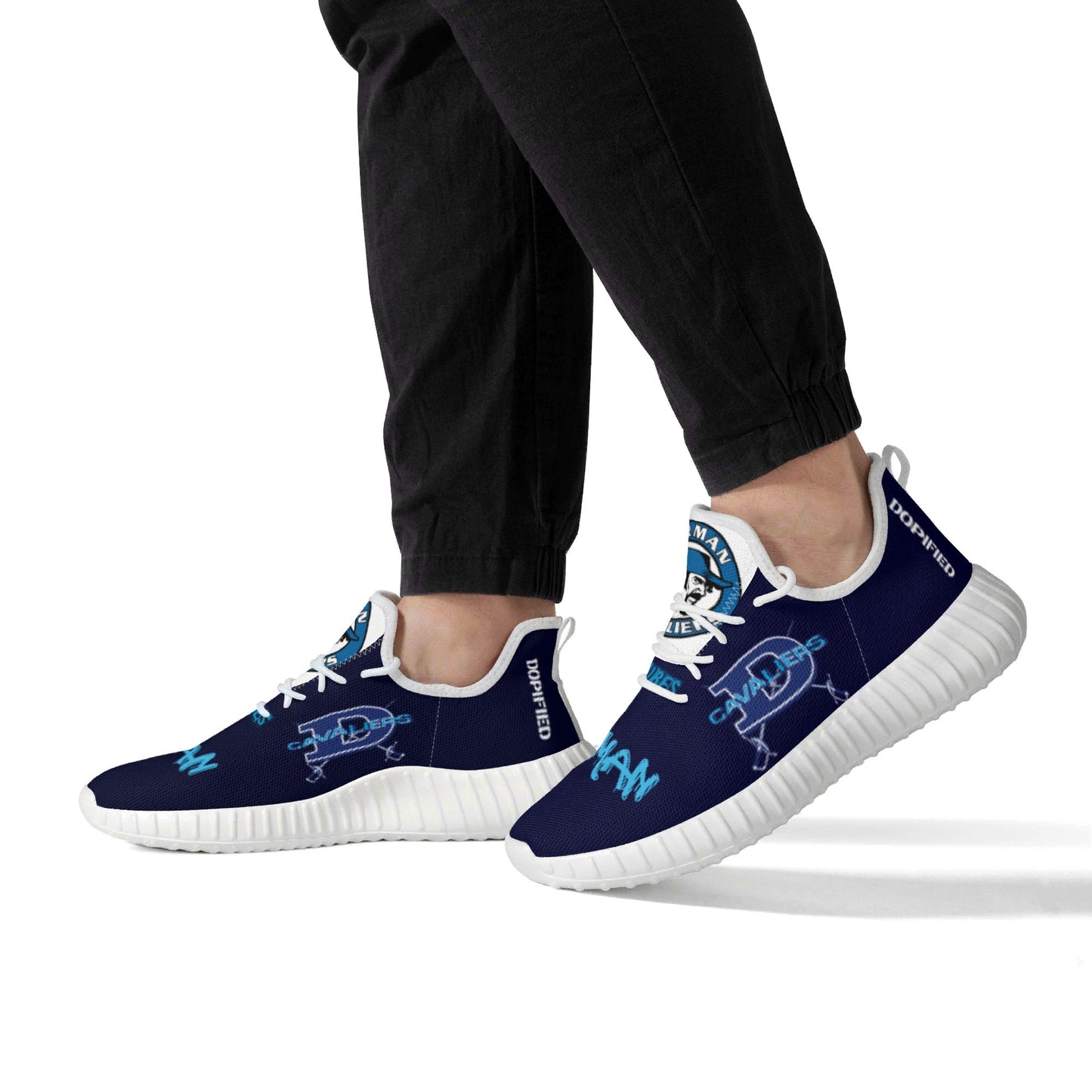 "DORMAN Cavs ViBes" Men's Mesh Knit Sneakers
