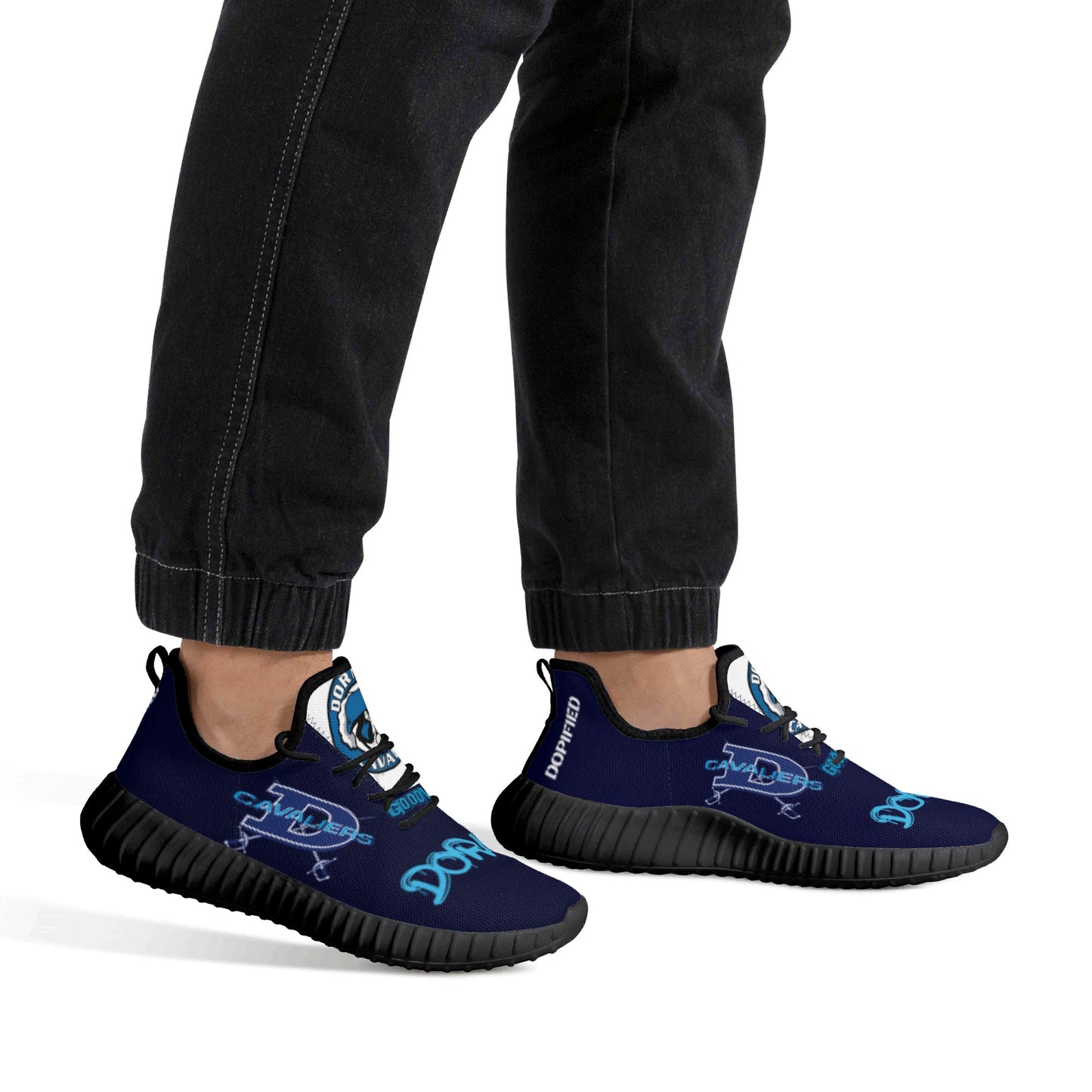 "DORMAN Cavs ViBes" Men's Mesh Knit Sneakers