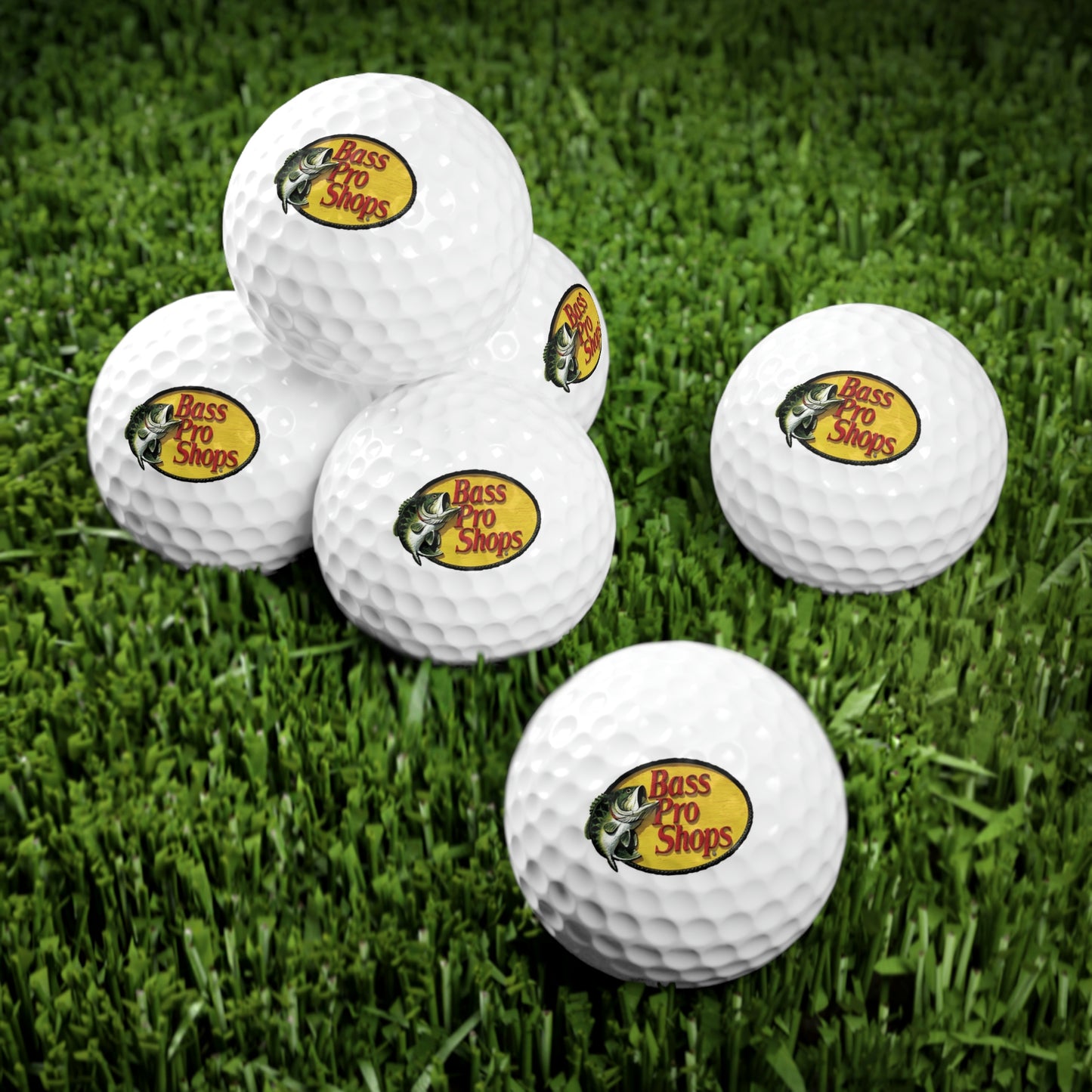 Bass Pro Golf Balls, 6pcs